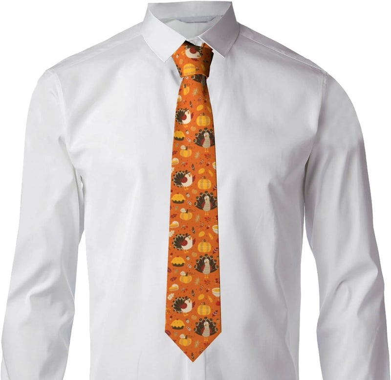 Yilad Tie for Men and Boy Novelty Fun Full Print Men's Necktie Skinny Fashion Narrow Wide - Image 2